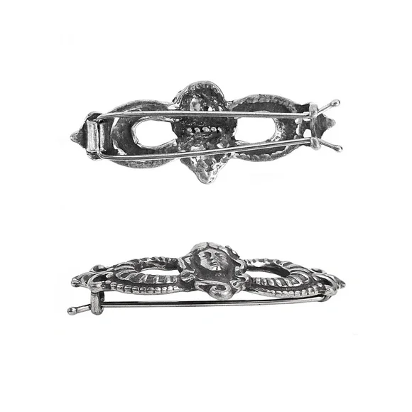 Vintage Art Nouveau Steampunk Goddess Hair Clip - Picture 3 of 3